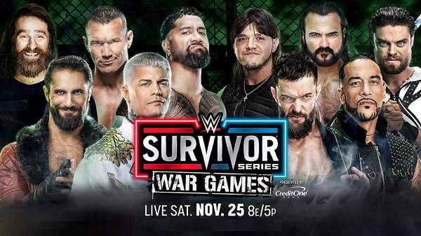 WWE Survivor Series WarGames 2023 PPV Live Online 11/25/23 25th November 2023 videos HD/Divix Quaility